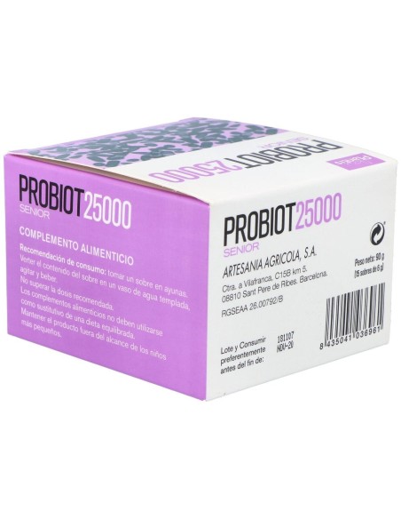 Probiot 25.000 Senior 15Sbrs. de Artesania