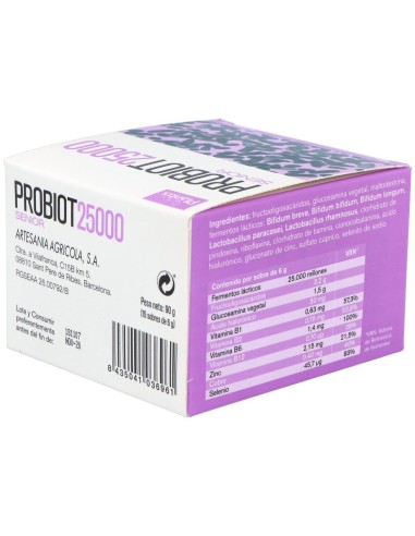 Probiot 25.000 Senior 15Sbrs. de Artesania