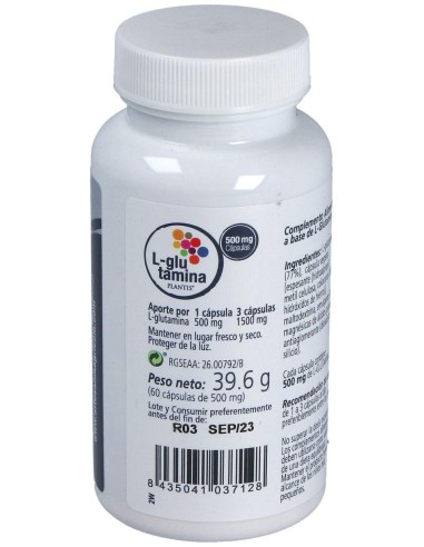 Glutamina Plantis 60 Cap. de Artesania