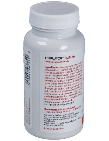 Neuronil Plus Plantis 60 Cap. de Artesania