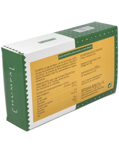 Chumpal  Nopal Plantis 20X10Ml de Artesania