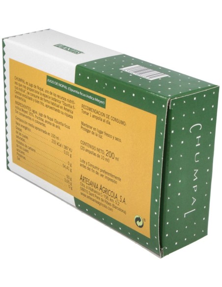 Chumpal  Nopal Plantis 20X10Ml de Artesania