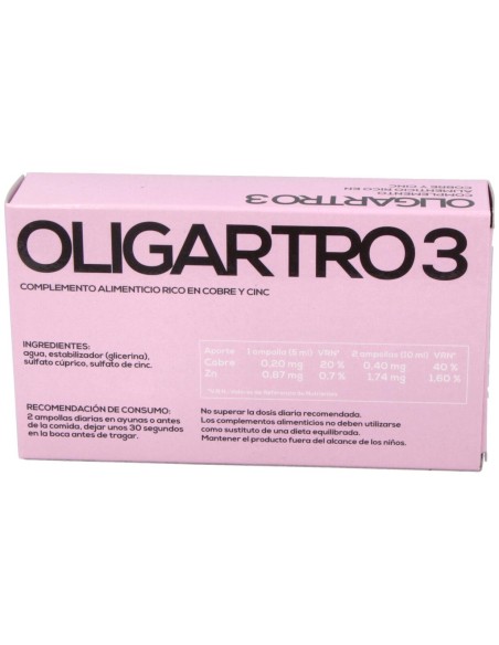 Oligartro-3 Cu-Zn 20 Amp X 5Ml de Artesania