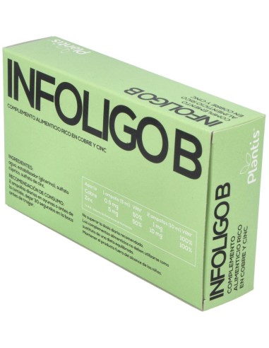 Infoligo B (Cu-Zn) 20 Amp. de Artesania