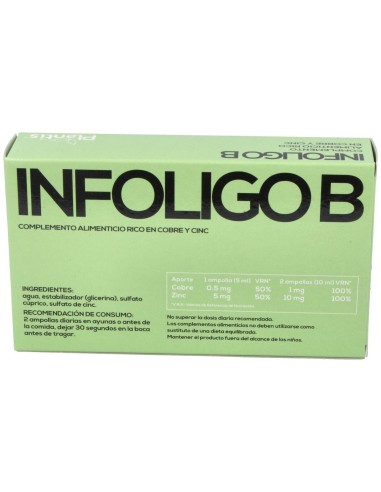 Infoligo B (Cu-Zn) 20 Amp. de Artesania
