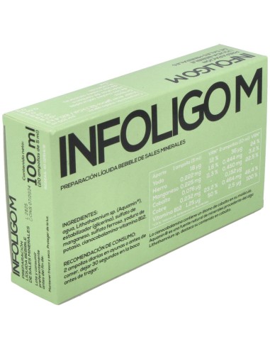 Infoligo M (Fe-Cu-Co-I-Mn) 20 Amp. de Artesania