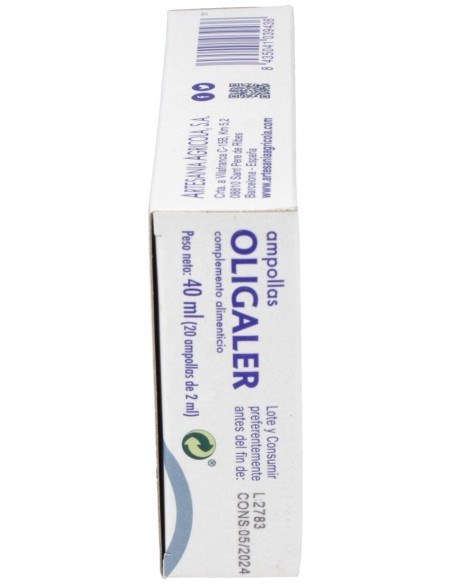 Oligaler 20 Ampollas X 2 Ml de Artesania