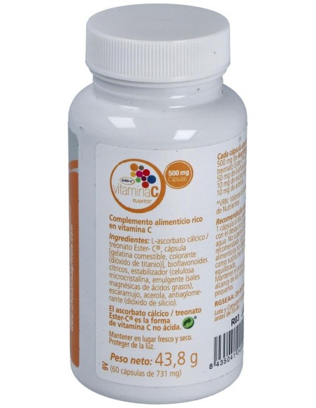 Vitamina C Plantis Ester 60Cap de Artesania