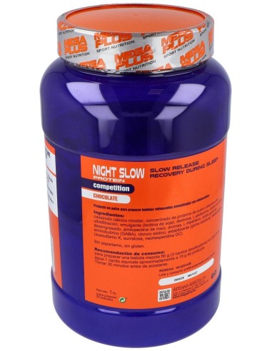 Night Slow Protein Competition Sabor Chocolate 1Kg de Mega Plus