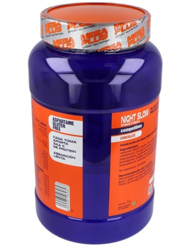 Night Slow Protein Competition Sabor Chocolate 1Kg de Mega Plus