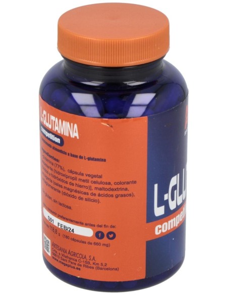 L-Glutamina 180Cap. de Mega Plus