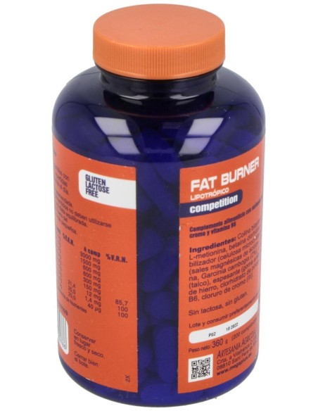 Fat Burner Lipotropico 200Comp. De 1,8Gr de Mega Plus