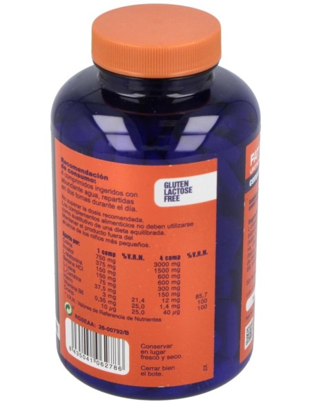 Fat Burner Lipotropico 200Comp. De 1,8Gr de Mega Plus