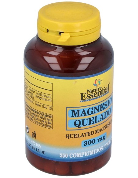 Magnesio Quelado 300Mg. 250Comp. de Nature Essential