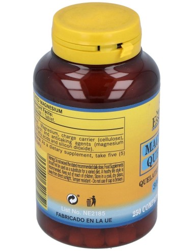 Magnesio Quelado 300Mg. 250Comp. de Nature Essential
