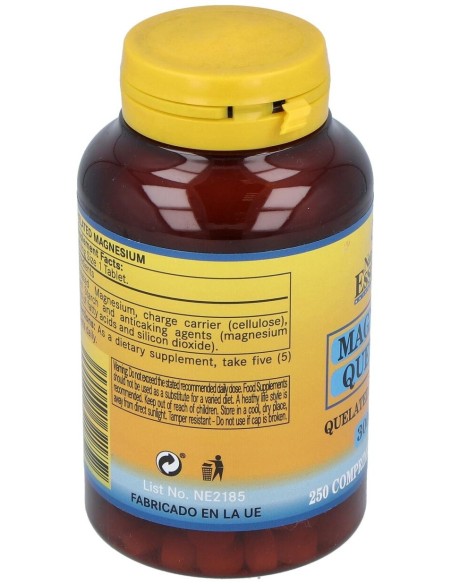 Magnesio Quelado 300Mg. 250Comp. de Nature Essential