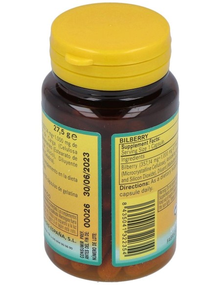 Arandano 1000Mg. 50Cap. de Nature Essential