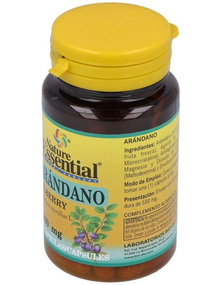 Arandano 1000Mg. 50Cap. de Nature Essential