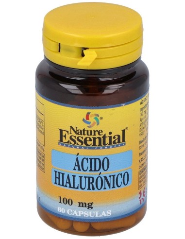Acido Hialuronico 100Mg. 60Cap. de Nature Essential
