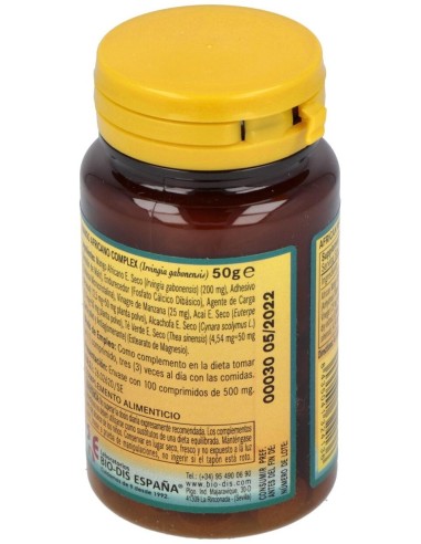 Mango Africano Complex 200Mg. 100Comp. de Nature Essential
