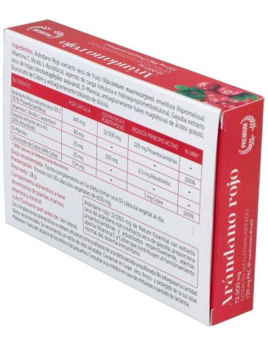 Arandano Rojo (Ext Seco 120 Proantocianidas) 30Cap de Nature Essential