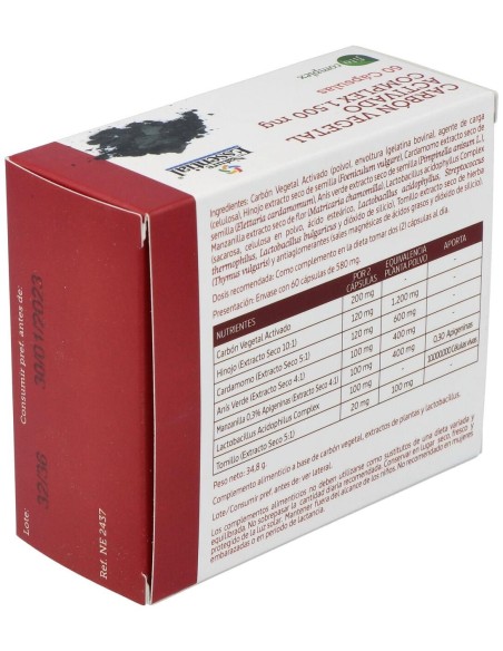 Carbon Vegetal Activo Complex 60Cap. de Nature Essential