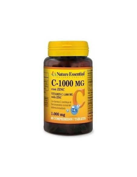 Vitamina C 1000Mg+Zinc 60Comp. de Nature Essential