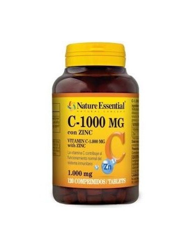 Vitamina C 1000Mg+Zinc 120Comp. de Nature Essential