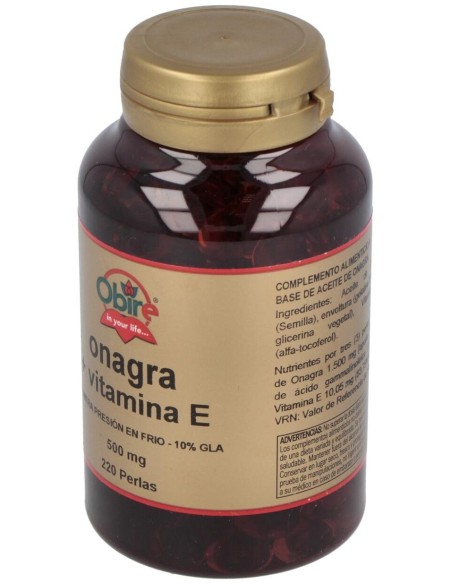 Aceite De Onagra 510Mg. 220Perlas de Obire
