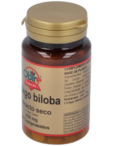 Ginkgo Biloba 100Comp. de Obire