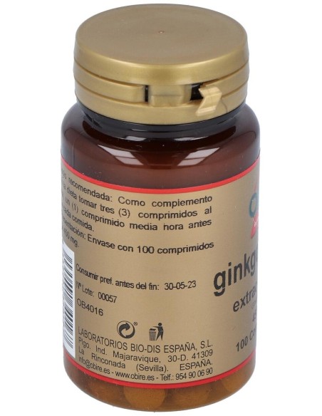 Ginkgo Biloba 100Comp. de Obire