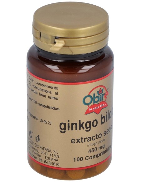 Ginkgo Biloba 100Comp. de Obire