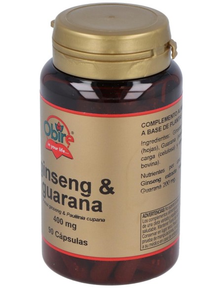 Ginseng Y Guarana 90Cap. de Obire