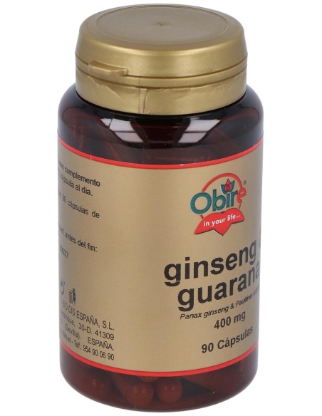 Ginseng Y Guarana 90Cap. de Obire