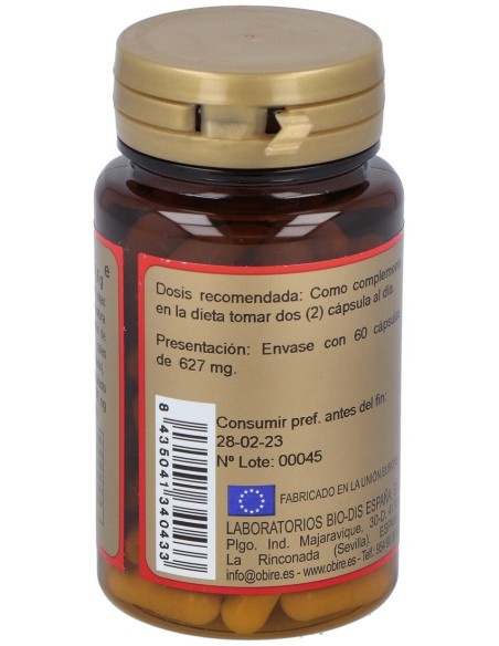 Ginseng Y Jalea Real 60Cap. de Obire