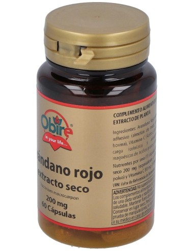 Arandano Rojo 5000Mg. (Ext. Seco 200Mg.) 60Cap. de Obire