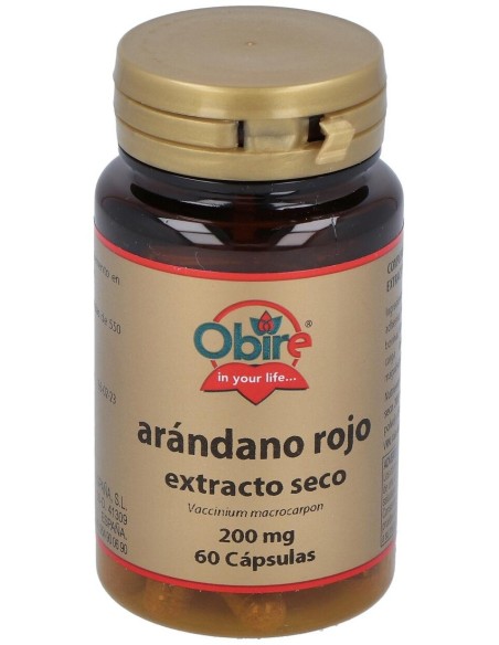 Arandano Rojo 5000Mg. (Ext. Seco 200Mg.) 60Cap. de Obire