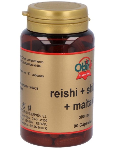 Reishi Shitake Maitake 90Cap. de Obire