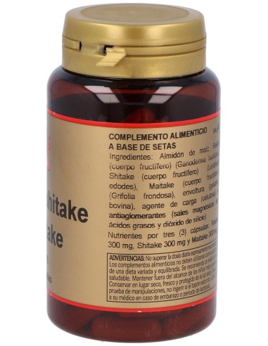 Reishi Shitake Maitake 90Cap. de Obire