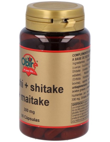 Reishi Shitake Maitake 90Cap. de Obire