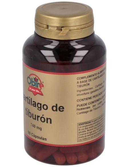 Cartilago De Tiburon 740Mg. 90Cap. de Obire