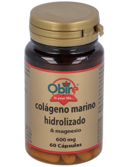 Colageno Hidrolizado Con Magnesio 60Cap. de Obire