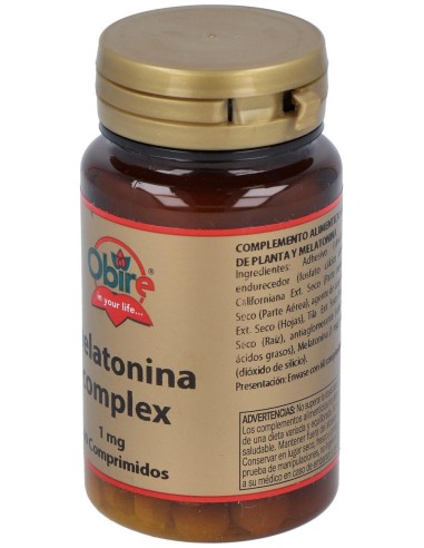 Melatonina 1Mg.Complex 60Comp. de Obire