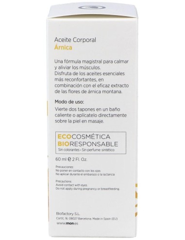 Aceite De Arnica Calmante 60Ml. de Mondeconatur