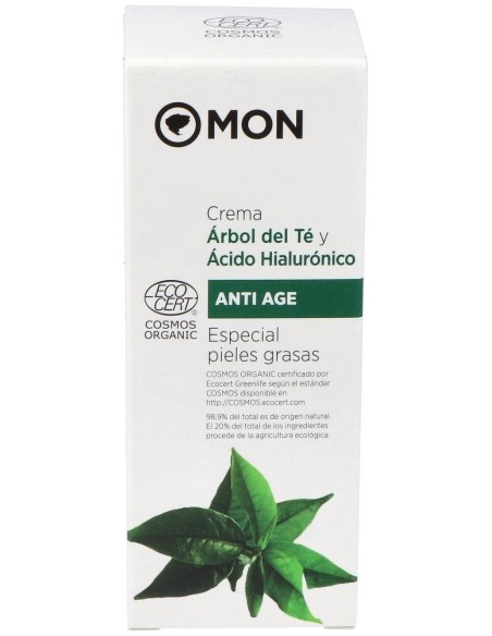 Crema Facial Arbol Del Te Y Ac. Hialur. 50Ml. Bio de Mondeconatur