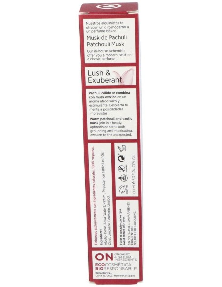 Colonia Musk + Patchouli 100Ml. de Mondeconatur