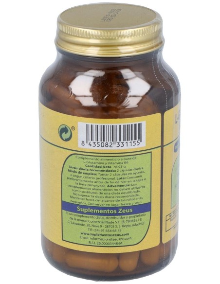 L-Glutamina-Ze 877 90Cap. de Zeus