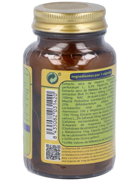Psico + Bac (Psicobiotic - Depre Bac) 30 Cápsulas  Zeus