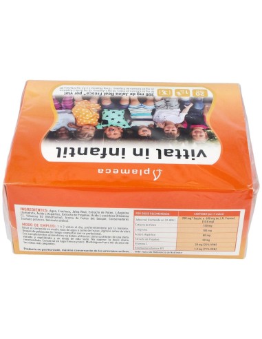 Vittal In Infantil  20 Viales De 10 Ml de Plameca