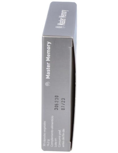 Master Memory 30 Cápsulas Vegetales de Plameca